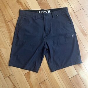 Hurley Black and Gray Mesh Shorts